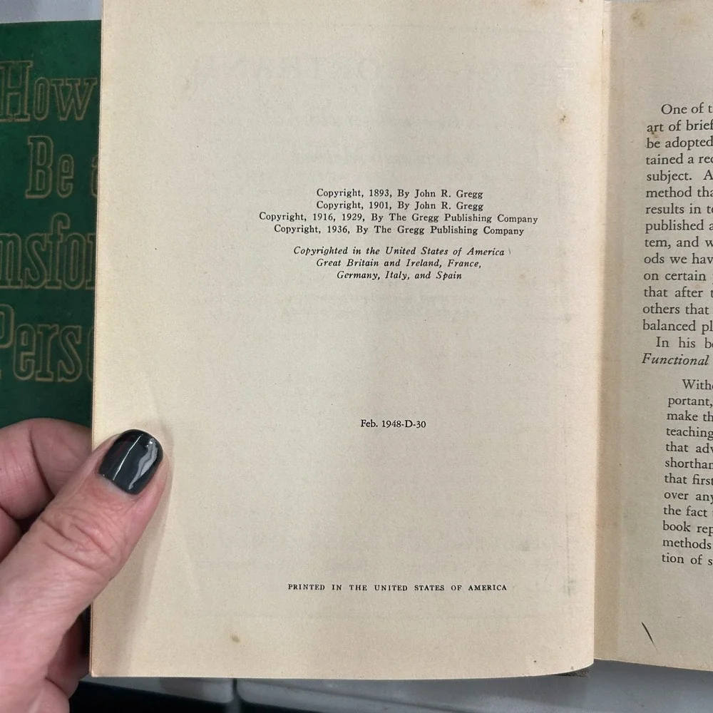 Gregg Shorthand‎ Functional Method Part One 1948 Edition Louis Leslie